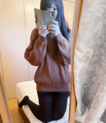 受付嬢ありあのお部屋着　紳士物ニット　メンズ